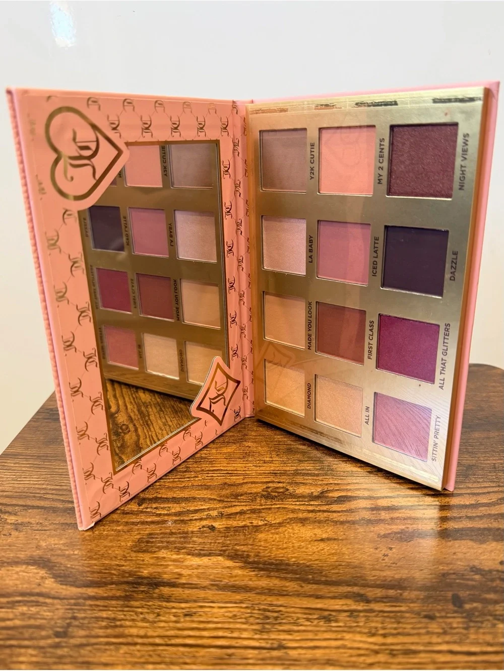 Juicy Couture Pink Eyeshadow Palette — Rose & Plum Shades